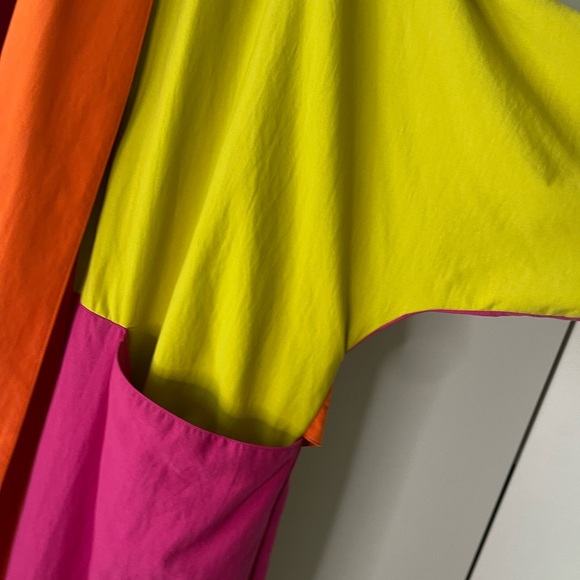 Custom made By Zetta Raincoat in multi color one size. Coat of many colors! - Picture 8 of 12